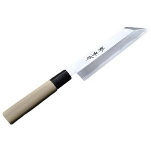 堺孝行 包丁 むきもの 6寸 180mm 安来白三鋼 霞研 口輪プラスチック柄
