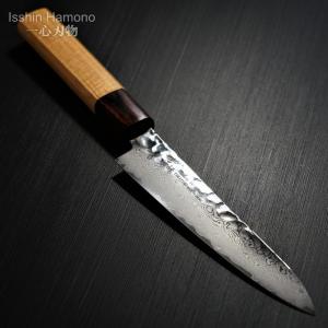 大阪・堺製) 有楽 ペティナイフ 120mm 35011 白二鋼 (ピュア・カーボン