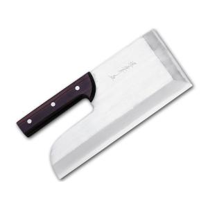 堺孝行【蕎麦切 8寸 240mm】 銀三鋼 磨き 黒丹柄 日本製