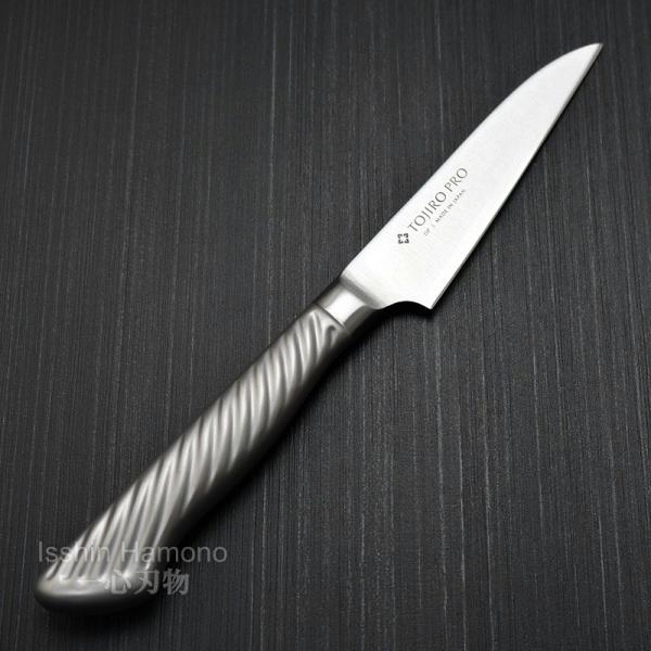 包丁 パーリングナイフ 90mm 藤次郎 藤次郎作 V金10号 オールステンレス TOJIRO PR...