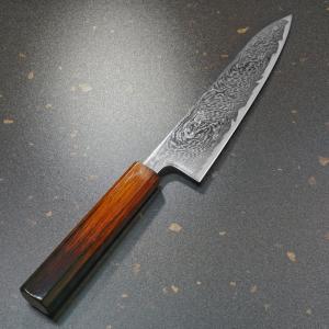 包丁 剣型牛刀 190mm 青紙スーパー 超青鋼 堺孝行 黒槌目 日本製