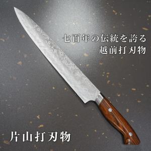 梵天雲龍 包丁 牛刀 180mm 越前打刃物 ダマスカス 63層 VG10 BU-105