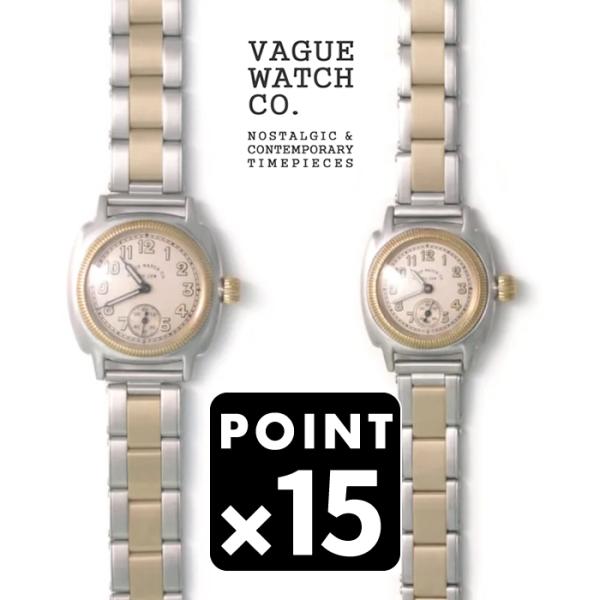 クッションアーリーステンレスベルトコンビ　ヴァーグウォッチカンパニー　VAGUE WATCH CO　...