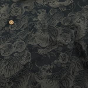 百虎ジャガード半袖シャツ ジプシー&サンズ J...の詳細画像2