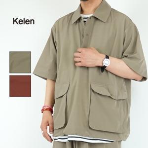 ストレッチユーティリィティプルオーバーシャツ　KELEN　ケレン　4WAY STRETCH UTILITY P/OT｜discovery2008