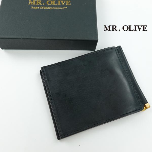 ミスターオリーブ MR.OLIVE ホーウィンクロムエクセルレザーマネークリップウォレット HORW...