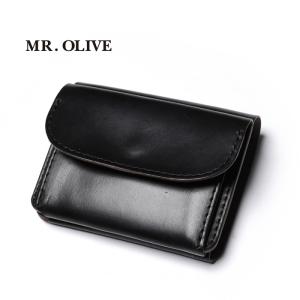 ホーウィンクルムエクセルレザーミニウォレット　MR.OLIVE　ミスターオリーブ　HORWEEN CHROMEXCEL LEATHER MINI WALLET