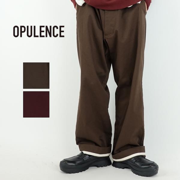 カラーチノパンツ オーピュレンス OPULENCE Color Chino Pants