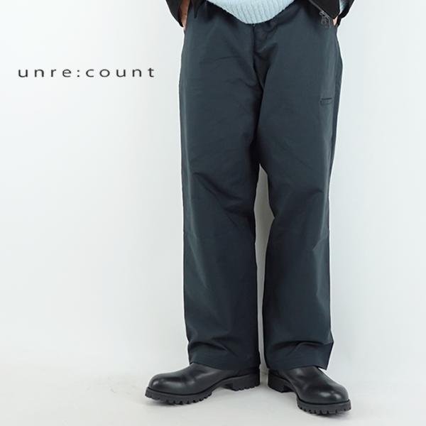 アンリカウント　ワイドチノパン　WIDE CHINO PANTS　unre:count　