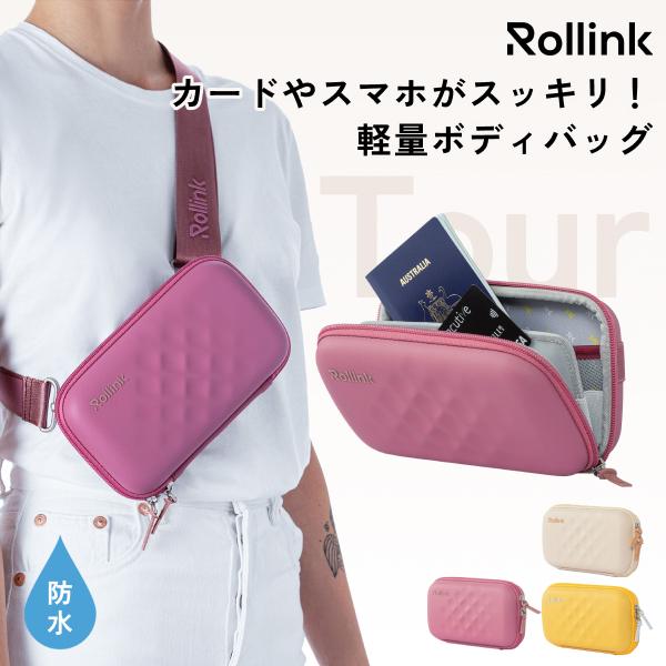 ミニバッグ ボディバッグ Tour 旅行 防水 軽い 丈夫 カード入れ スマホ入れ スマホショルダー...