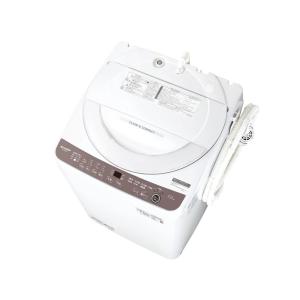 SHARP シャープ 全自動洗濯機 ES-T713-T 7kg 2021年製 SHARP 全自動洗濯機 ES-T713-T （ブラウン） 洗濯機本体 - 最