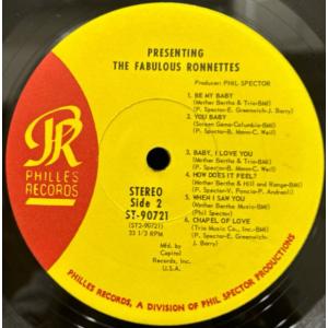RONETTES / PRESENTING T...の詳細画像5