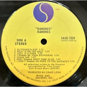 RAMONES / RAMONES (US-O...の詳細画像5