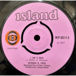 WYNDER K. FROG / I AM A MAN (UK-ORIGINAL / MOD CLASSIC / PRESS SHEET付)