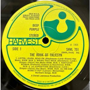 DEEP PURPLE / BOOK OF T...の詳細画像4