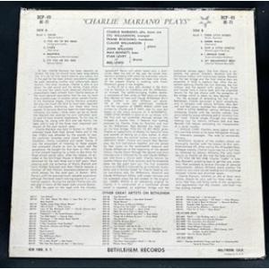 CHARLIE MARIANO / PLAYS...の詳細画像1