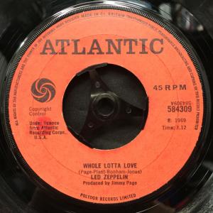 【激レア】英国回収シングル！LED ZEPPELIN / WHOLE LOTTA LOVE