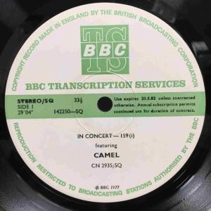 【激レア】BBC TRANSCRIPTION！CAMEL / IN CONCERT-159 (UK-ORIGINAL)