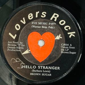 BROWN SUGAR / HELLO STRANGER (7インチシングル)
