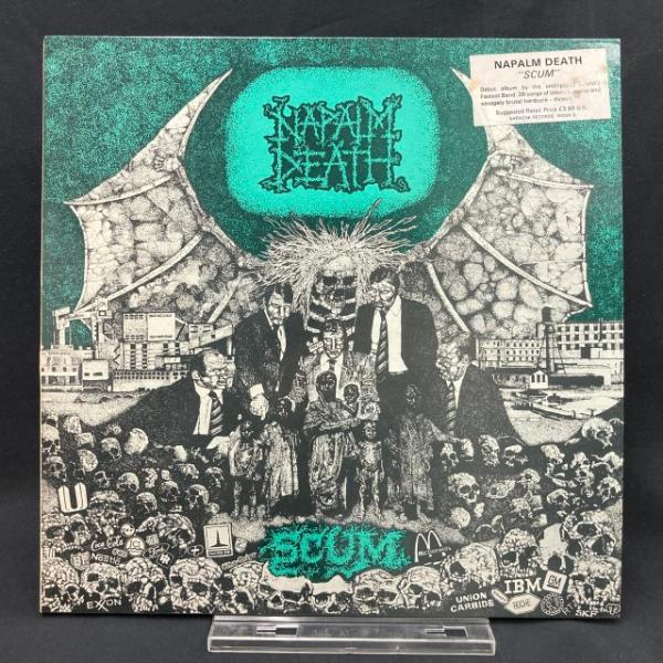 NAPALM DEATH / SCUM (UK-ORIGINAL/3rdプレスGREEN COVER...