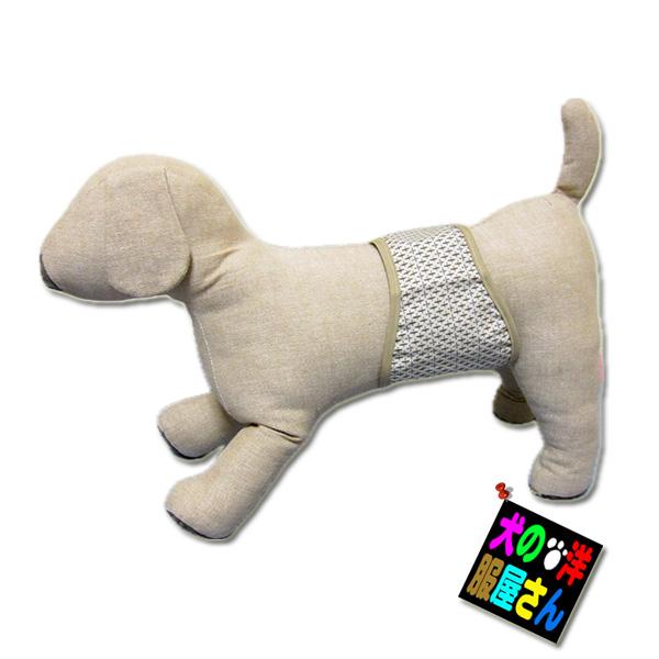 犬服 マナーベルト 十字柄 吸収体装着部分幅広タイプ（小型犬 中型犬用）マナーバンド マナーパンツ ...