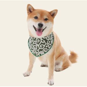 犬服 唐草模様バンダナ Sサイズ（小型犬用） 和柄 からくさ 犬の服