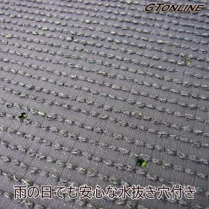 リアル人工芝 芝生マット 円形 直径1m(10...の詳細画像4