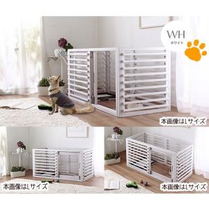 犬用ゲージ 家具屋さんが作った天然木のインテリ...の詳細画像1