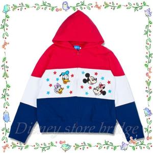 パーカー 子供用 トリコロール 東京ディズニーランド 東京ディズニーシー ミッキー ミニー ドナルド デイジー 上着 トップス フード付きスウェットシャツ 2485 ディズニーストアブリッジ 通販 Yahoo ショッピング