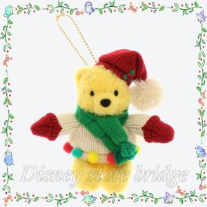 プーさん ぬいぐるみバッジ ディズニー クリスマス