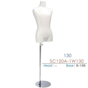 トルソー 子供 キッズ 150cm 女の子 マネキン ボディ 樹脂製 ホワイト
