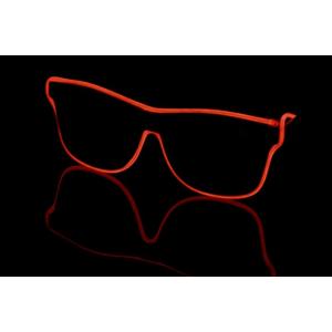 光る サングラス メガネ レディースcostume(コスチューム) ELEX光るラインサングラス 赤...