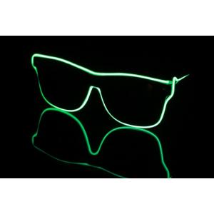 光る サングラス メガネ レディースcostume(コスチューム) ELEX光るラインサングラス 緑...