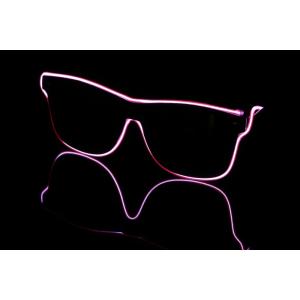 光る サングラス メガネ レディースcostume(コスチューム) ELEX光るラインサングラス ピ...