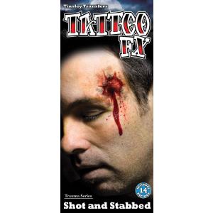 イベント タトゥーシール costume(コスチューム) 傷タトゥーシール(Shot &amp; Stabb...