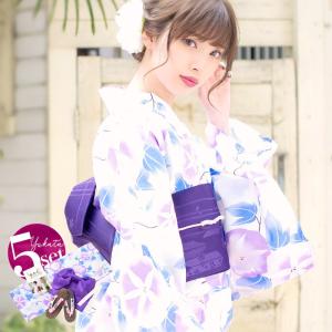 浴衣 セット レディース 大人 浴衣セット(ゆかた・つくり帯...