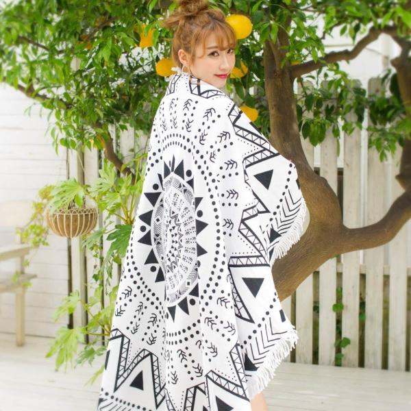 ラウンドビーチタオルビーチ タオル ラウンドビーチ 海 プール インスタ