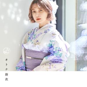 レディース 浴衣 セット 簡単(ゆかた・しわ兵...の詳細画像3