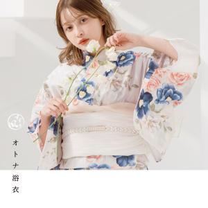 レディース 浴衣 セット 簡単(ゆかた・しわ兵...の詳細画像3