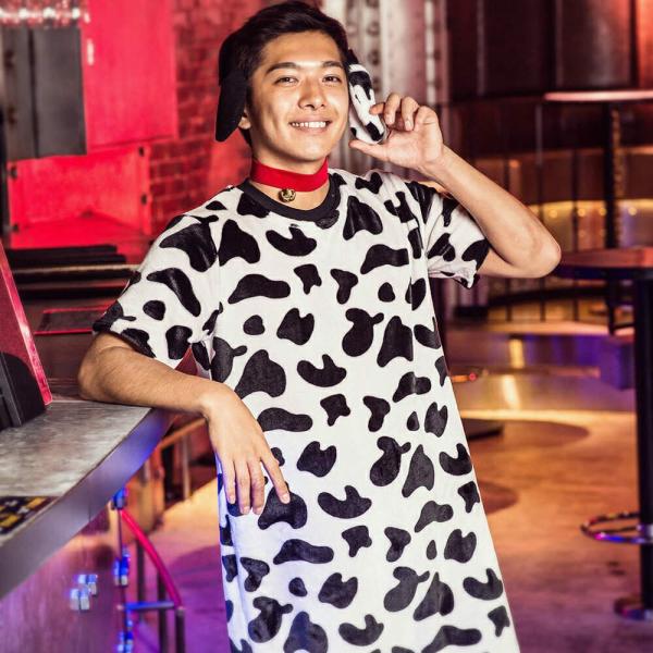 costume(コスチューム)メンズ ダルメシアン(犬) 4点セット/全1色(イベント イベントーグ...