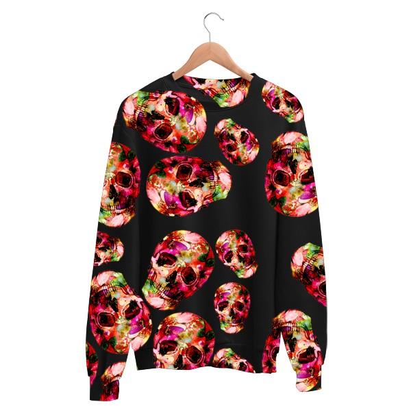 フォト プリント トレーナー プルオーバー