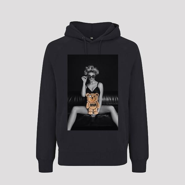 繍 3D刺繍 パーカー プルオーバー 裏起毛パーカー フードパーカークマ ワッペン  フードパーカー...