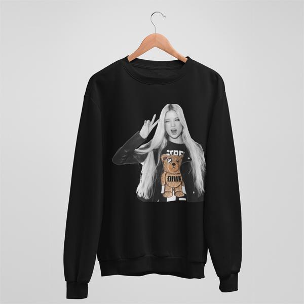 くま sexy ガールプリント トレーナー スウェット長袖 男性 女性オシャレ  レディース メンズ...