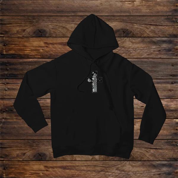 ペイズリー クロス ワンポイント ワッペン刺繍 3D刺繍 パーカー フード プレゼント 【DIVAオ...