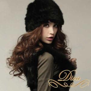 帽子 フォックスファー レディース 毛皮帽子 タッセル リアルファー