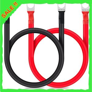 Kiligen 50cm 16mm バッテリー増設ケーブルインバーター並列 ケーブル 電気機器用ビニル絶縁電線 KIV線