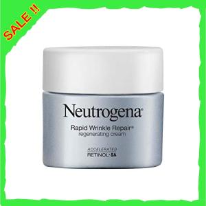 Neutrogena 迅速なリンクルリペアレチノールアンチリンクルリジェネフェイスクリーム 昼と夜の使用 1.7オズ