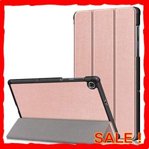 Beststartjp NEC LAVIE Tab E TE510/KAS/TAB10 /F01 10.3インチ ケース カバー スタンド機能付き 開閉式 三つ折 PUレザー 内蔵マ