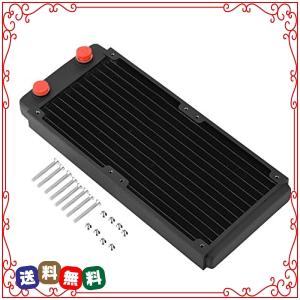 Fosa 銅放熱器ヒートシンク コンピュータ水冷却液体熱交換器 水冷式ラジエーター 冷却熱交換器ラジエータ