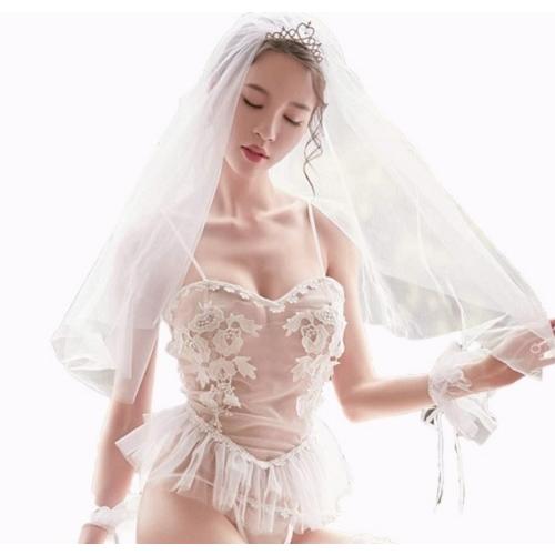 ウェディングドレス コスプレ 5点セット 結婚式 コスチューム 撮影用 cosplay costum...